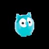 Brillenhouder Uil Blauw