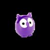 Brillenhouder Uil Paars