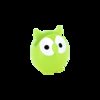 Brillenhouder Uil Groen