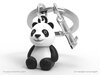 Sleutelhanger Panda met Bamboe