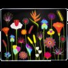 Commy snij/serveerplank Jardin Fleuri 