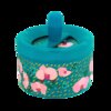Doordruk asbak Pousse Pousse Orchid Blue
