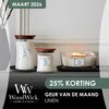 WOODWICK Geurkaars Linen Ellipse