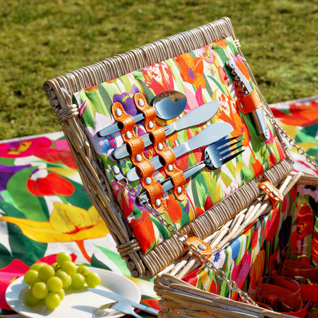 Picknickmand - D&eacute;jeuner sur l'herbe Tulpen