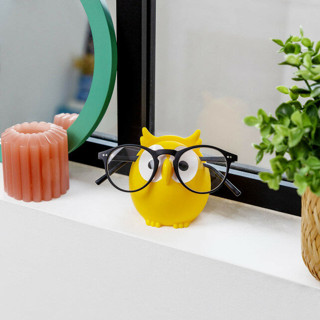 Brillenhouder Uil Geel
