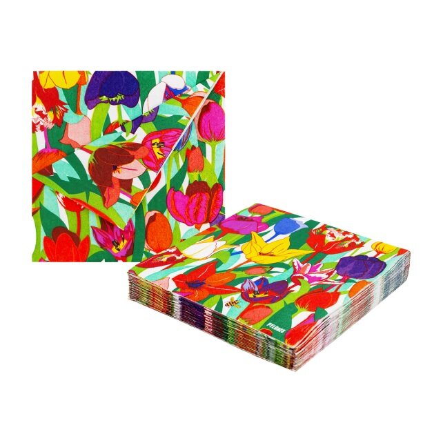 Paper Party Servetten Tulpen