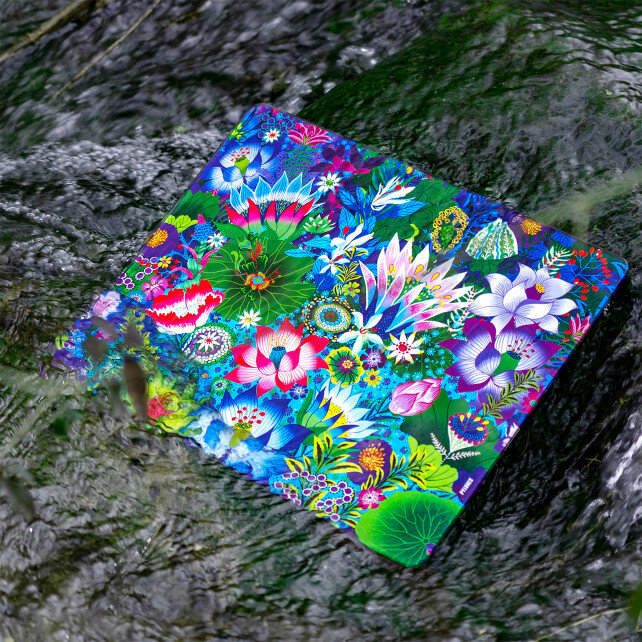 Commy snij/serveerplank Fleur d'eau