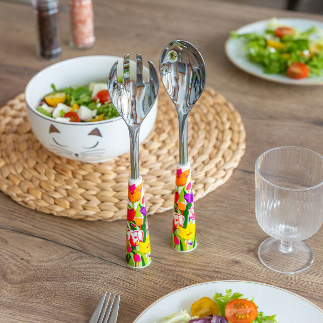 Salade bestek Banquet Tulpen