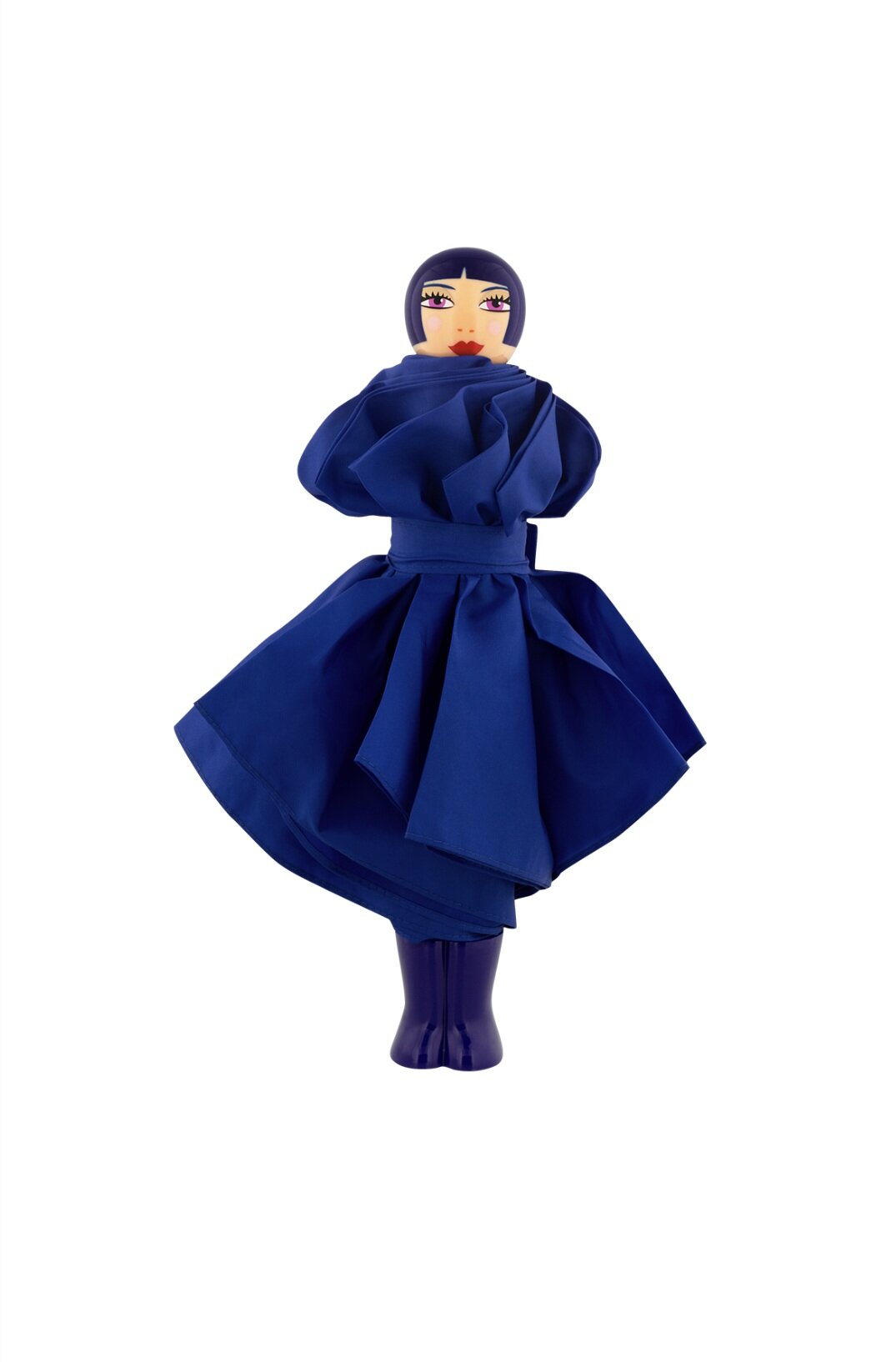 Paraplu. Rain Parade.Blauw. Pylones.