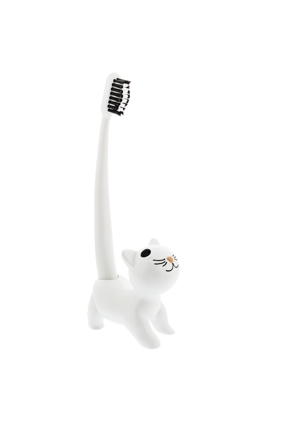 Tandenborstelhouder kat wit Pylones