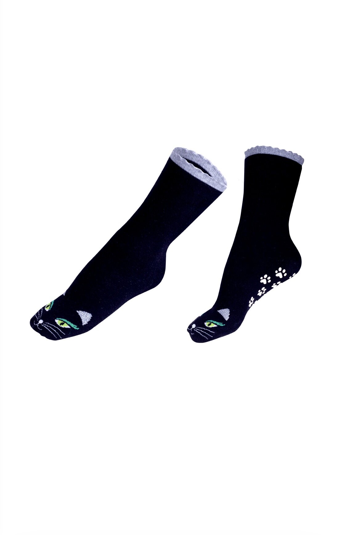  Duchesse Sokken Zwart Kat Pylones 