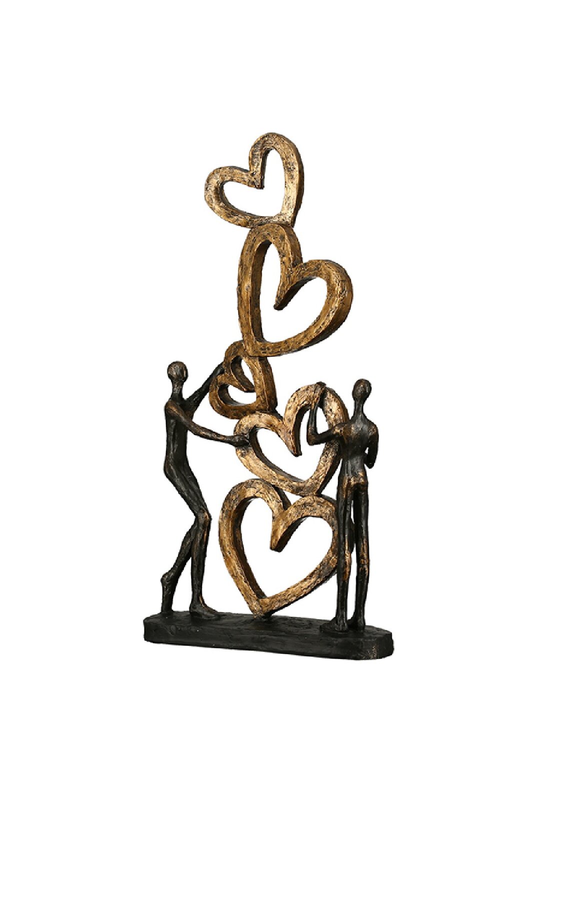 Sculpture "HERZ AUF HERZ" 89269