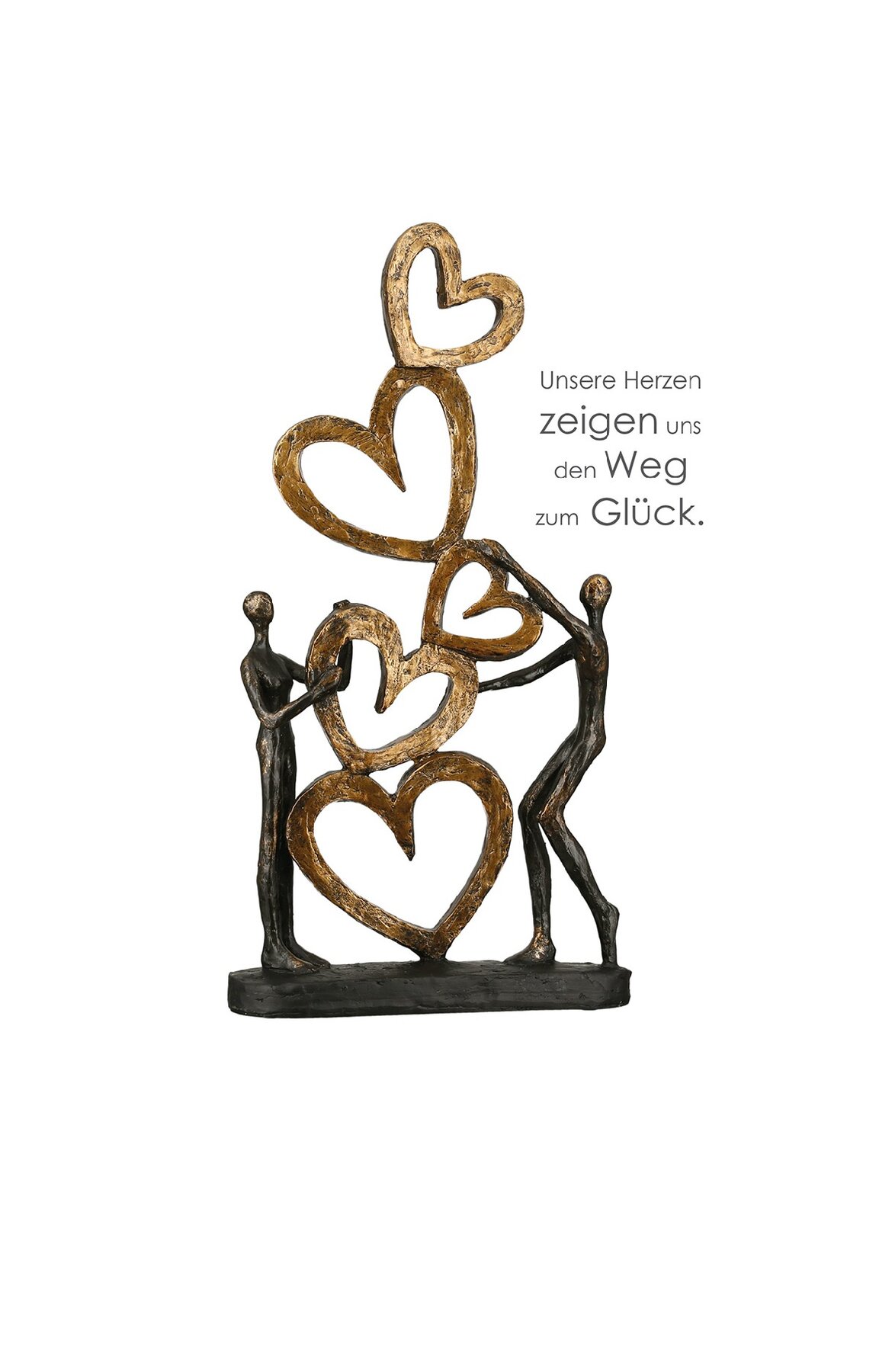 Sculpture "HERZ AUF HERZ" 89269