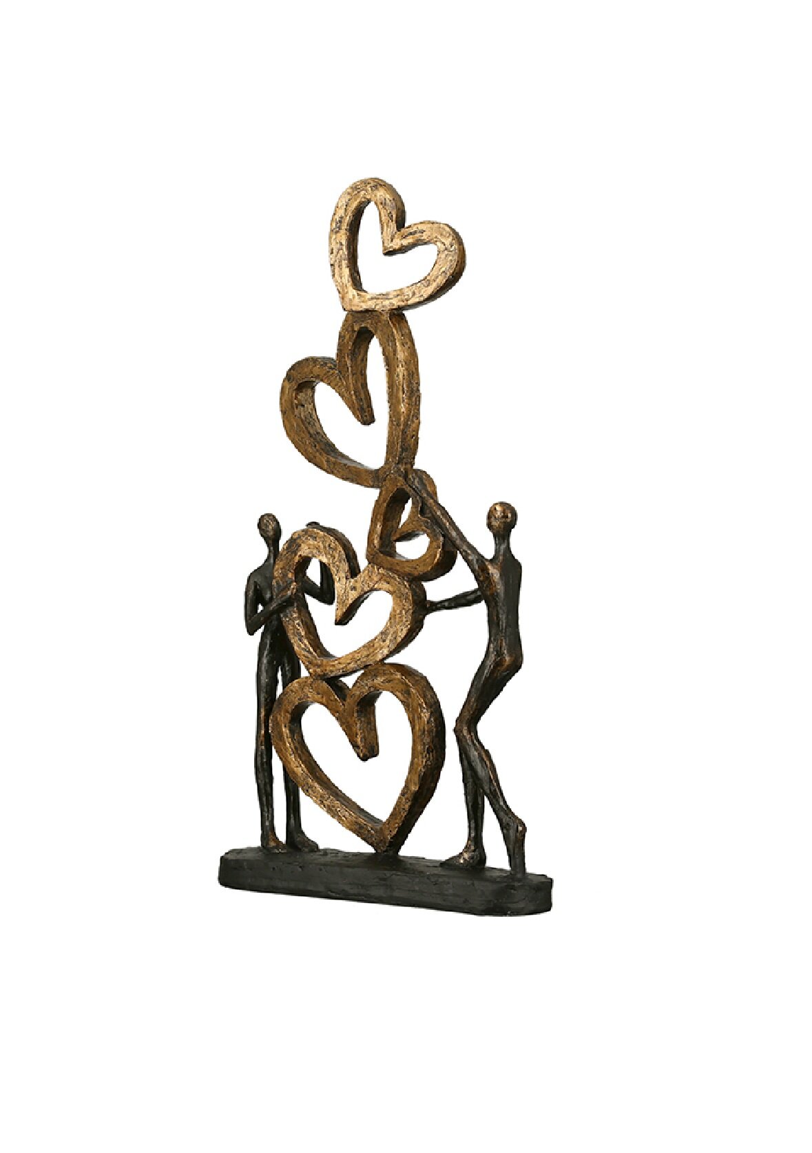 Sculpture "HERZ AUF HERZ" 89269