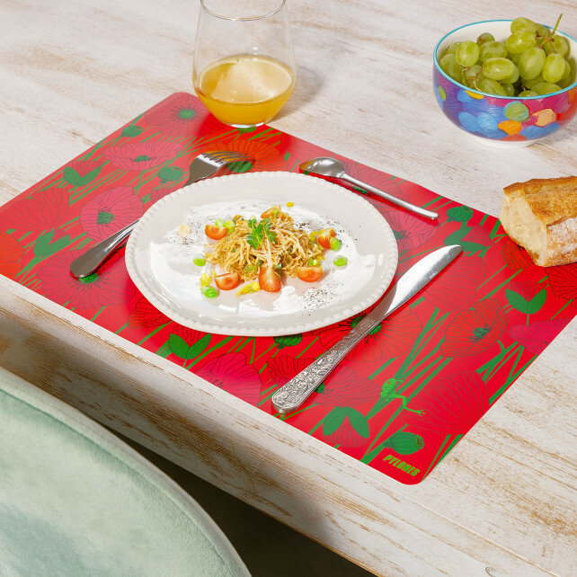 Placemat - Table me Coquelicots