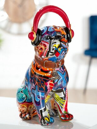 Pop Art Dog met kop telefoon Pop Art