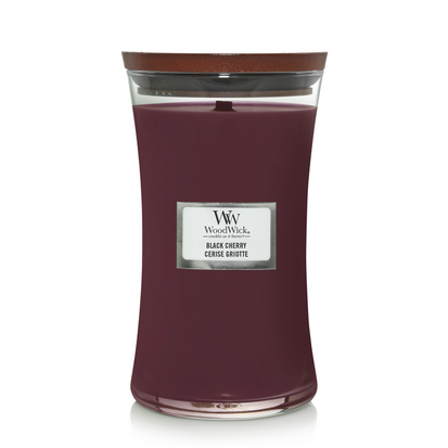 Woodwick Black Cherry Larghe candle.