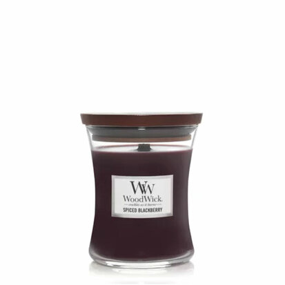  Woodwick Spiced Blackberry Mini Candle.
