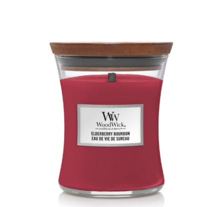 Woodwick Elderberry Bourbon Mini Candle