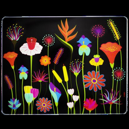 Commy snij/serveerplank Jardin Fleuri 