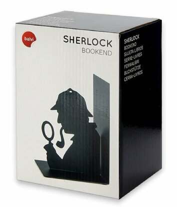 Balvi. SHERLOCK BOOKEND> Boekensteun.