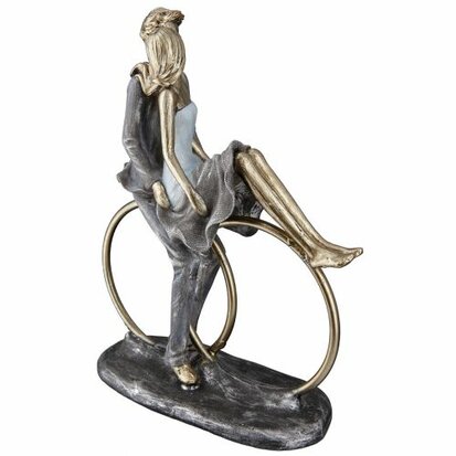 Poly Figur " PAAR OP RINGEN" Sculpture.