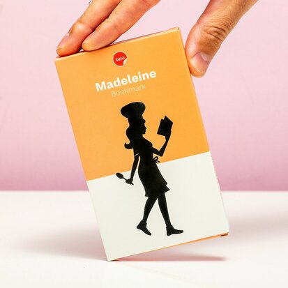 Boekenlegger MADELEINE. Bookmark.Balvi. Kokkin.