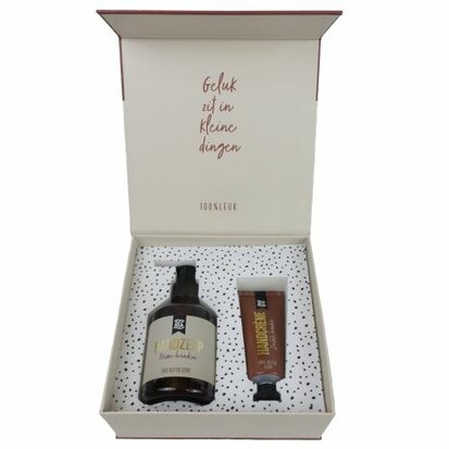 Luxe cadeaubox -Geluk zit in kleine dingen. Honderd Procent Leuk!