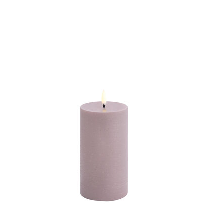 Led kaars Licht lavendel. 7,8 x 10,1 cm