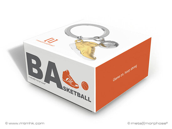 Sleutelhanger Basketbal. Schoen +bal.