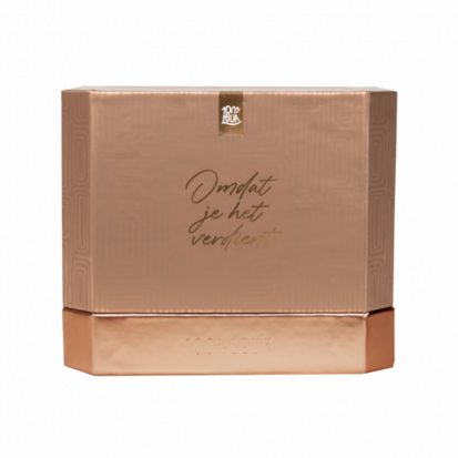 Cadeaupakket "OMDAT JE HET VERDIENT"