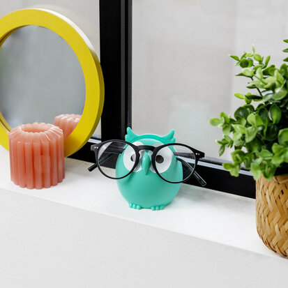 Brillenhouder Uil Turquoise 