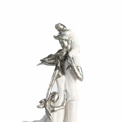 Sculpture "FAMILIE GELUK" wit 79891