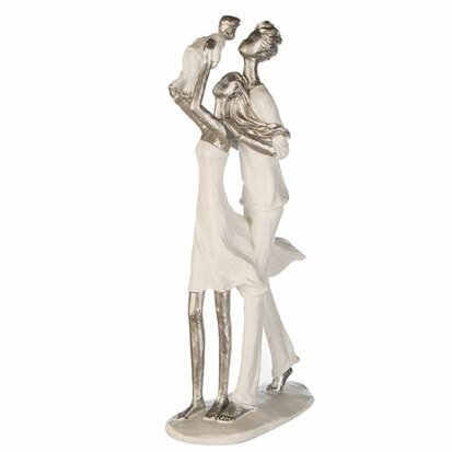 Sculpture "FAMILIE OUDER GELUK" wit 79985