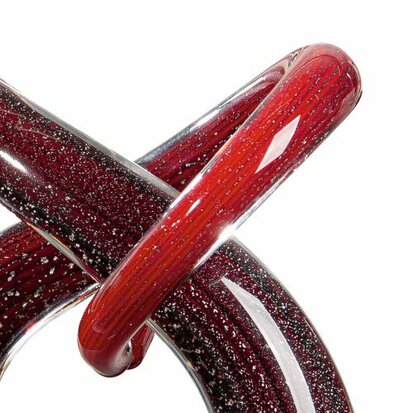Glas sculpture rood 59381