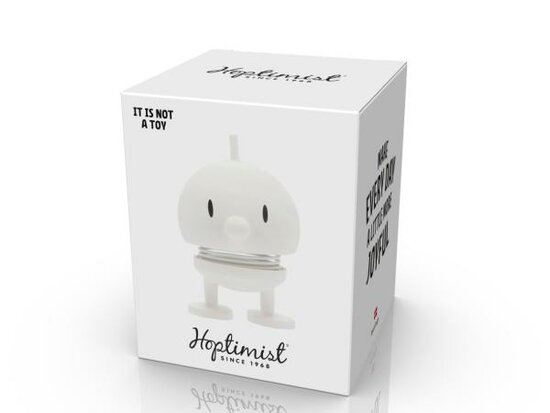 Hoptimist Soft Bumble Hoptimist 4,5 x 5,8 x 7,6 cm S Wit
