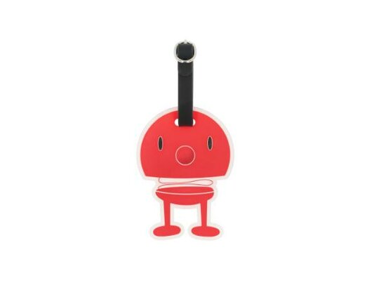 Hoptimist Bagagelabel Hoptimist 10,5 x 8 x 0,7 cm Rood