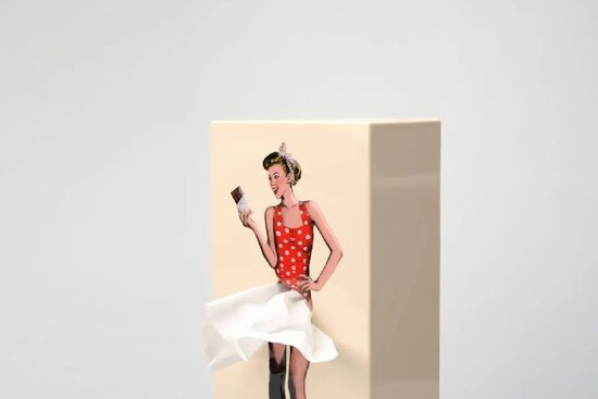 Spextrum Tissuehouder - Tissue Up Girl - Beige
