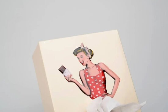 Spextrum Tissuehouder - Tissue Up Girl - Beige