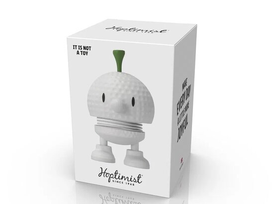 Hoptimist Golf Bumble 4,5 x 5,8 x 7,6 cm S Wit