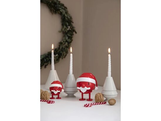 Hoptimist Santa Claus Bumble Hoptimist 9.1 x 8.8 x 10.5 cm M Rood Kerstman