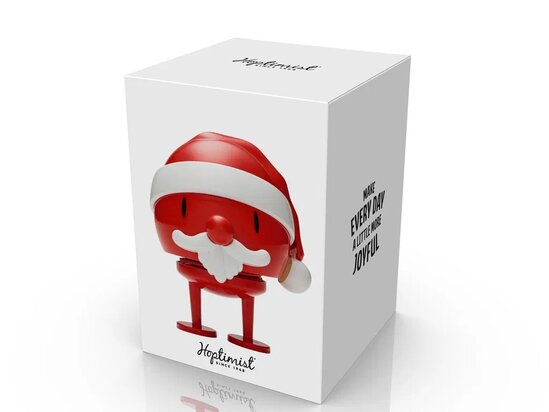 Hoptimist Santa Claus Bumble Hoptimist 9.1 x 8.8 x 10.5 cm M Rood Kerstman
