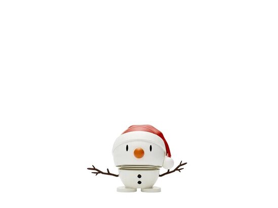 Hoptimist Santa Snowman Hoptimist 8.2 x 6.2 x 6.9 cm S Wit Kerst Sneeuwpop