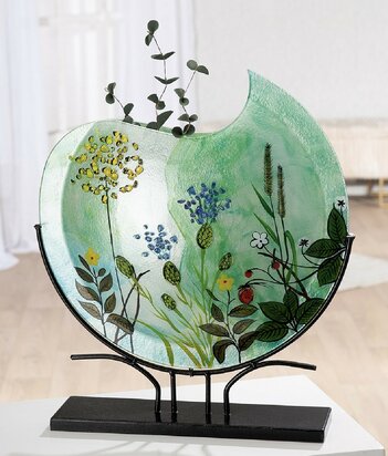 Vaas rond "WILD FLOWERS" 48cm 61925