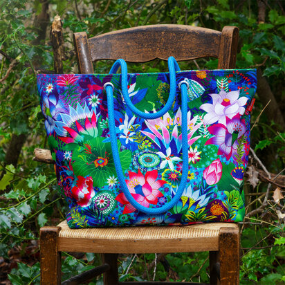 My daily bag Boodschappentas Fleur d'eau