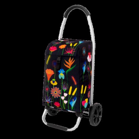Shopping Trolly Jardin Fleuri. Pylones. Shopper