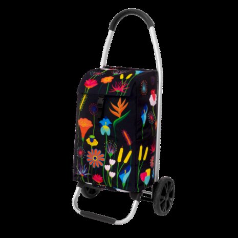 Shopping Trolly Jardin Fleuri. Pylones. Shopper