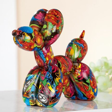 Interessant Romanschrijver Distilleren Poly Balonnen Hond Pop Art - zuzenzocadeau