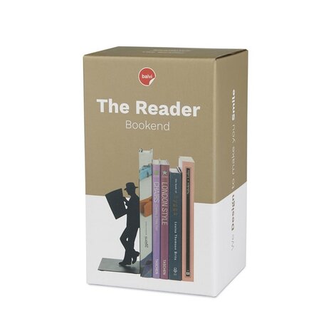 Balvi. THE READER Bookend. Boekensteun de lezer.