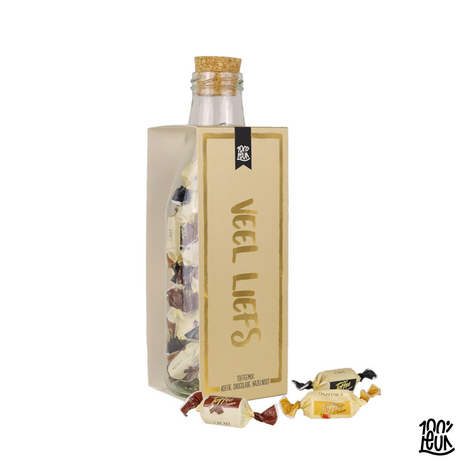 "VEEL LIEFS" Momenten fles- toffee.